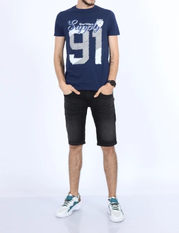 Tricou Milano Bulls, bleumarin