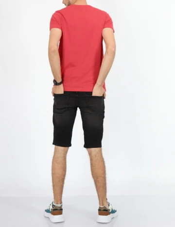 Tricou Milano Bulls, rosu Rosu