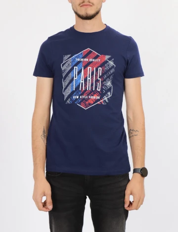 Tricou Milano Bulls, bleumarin