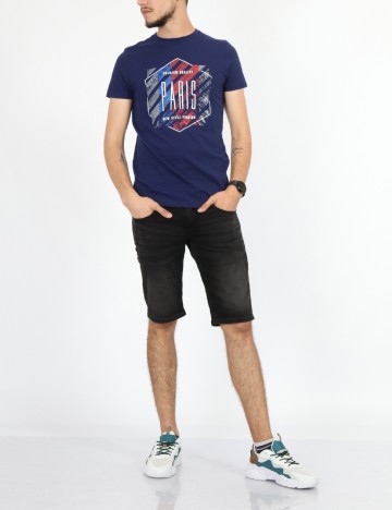 Tricou Milano Bulls, bleumarin