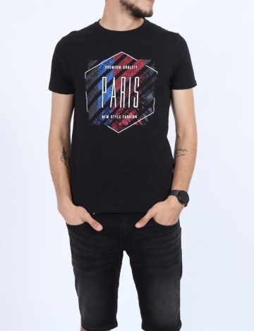 
						Tricou Milano Bulls, negru