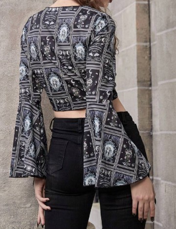 Top SHEIN, negru