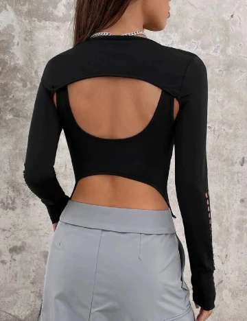Top SHEIN, negru