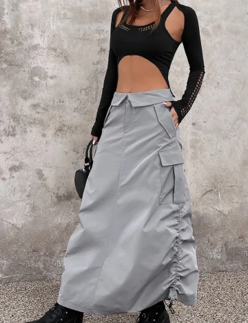 Top SHEIN, negru