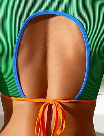 Top de baie SHEIN, verde