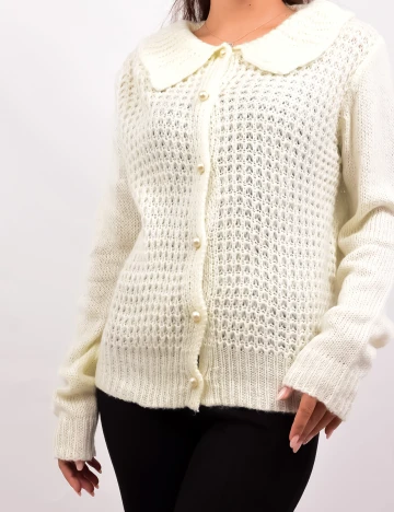 Cardigan  OutletMag, crem, M Crem