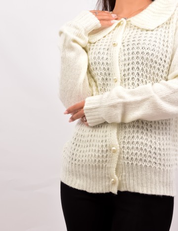 Cardigan  OutletMag, crem, M