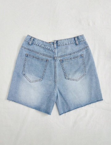 Pantaloni scurti SHEIN, albastru