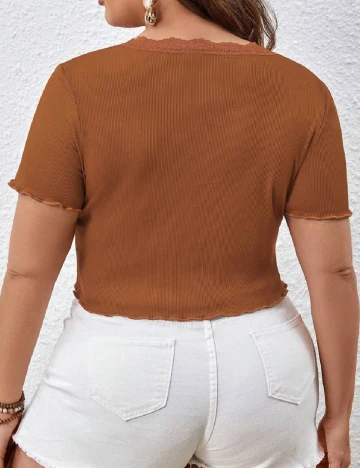 Top SHEIN CURVE, maro
