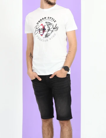 Tricou Milano Bulls, alb