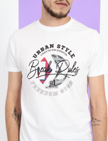 Tricou Milano Bulls, alb