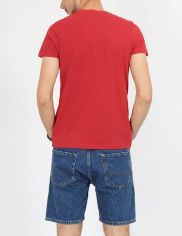 Tricou Milano Bulls, rosu Rosu
