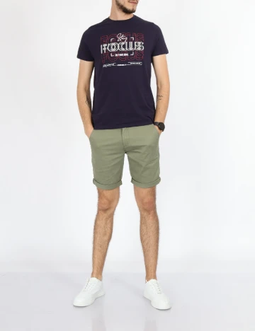 Tricou Milano Bulls, bleumarin