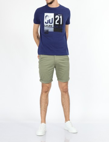 Tricou Milano Bulls, bleumarin