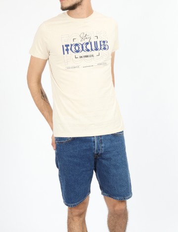 Tricou Milano Bulls, crem