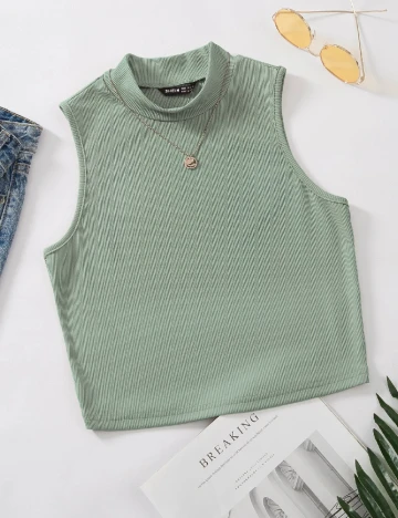 Top SHEIN CURVE, verde