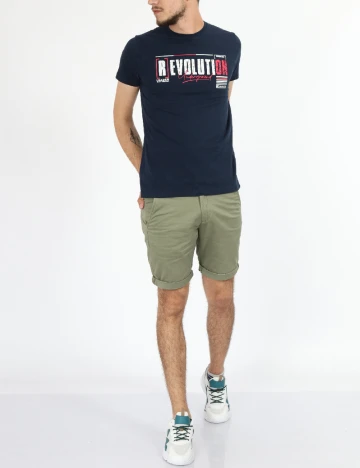 Tricou Milano Bulls, bleumarin Albastru