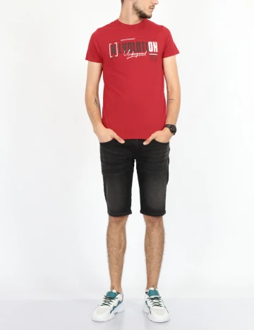 Tricou Milano Bulls, rosu