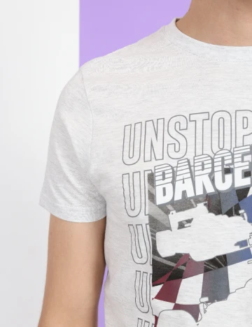 Tricou Milano Bulls, gri Gri