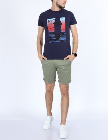 Tricou Milano Bulls, bleumarin