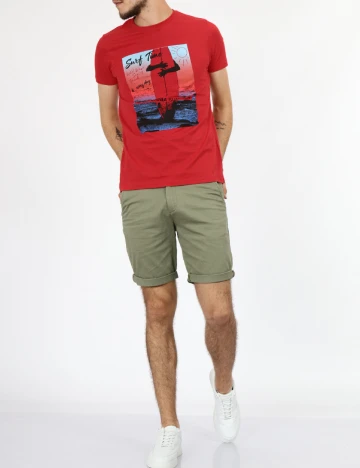 Tricou Milano Bulls, rosu