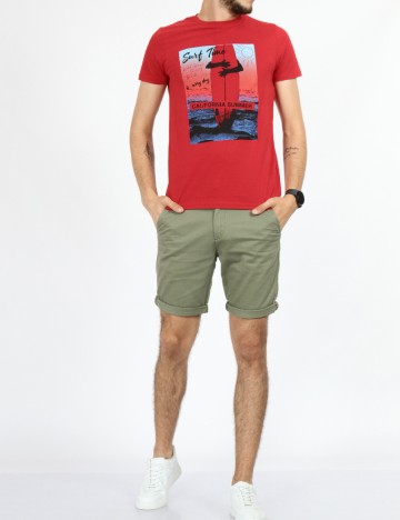 Tricou Milano Bulls, rosu