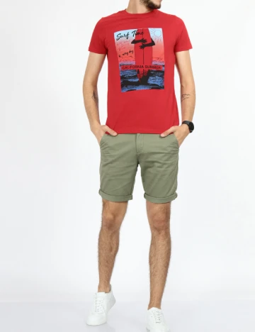 Tricou Milano Bulls, rosu