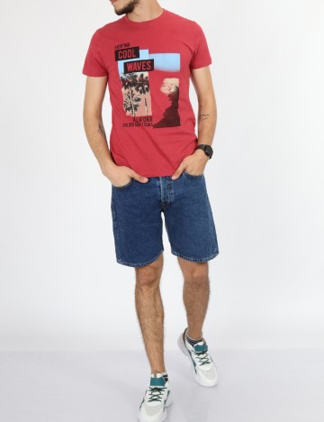 Tricou Milano Bulls, rosu
