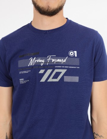 Tricou Milano Bulls, bleumarin