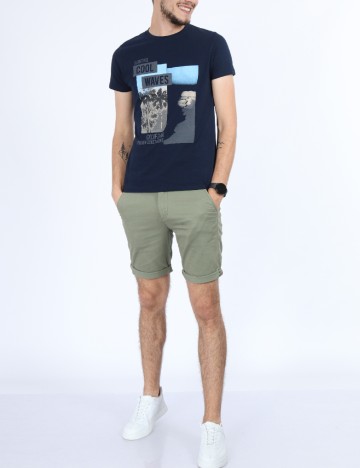 Tricou Milano Bulls, bleumarin