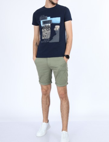 Tricou Milano Bulls, bleumarin