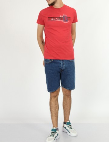 Tricou Milano Bulls, rosu