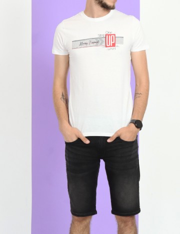 Tricou Milano Bulls, alb