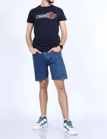 Tricou Milano Bulls, bleumarin Albastru