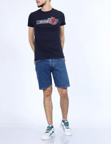 Tricou Milano Bulls, bleumarin Albastru