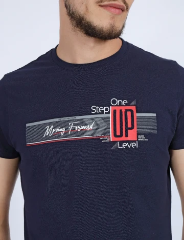 Tricou Milano Bulls, bleumarin Albastru