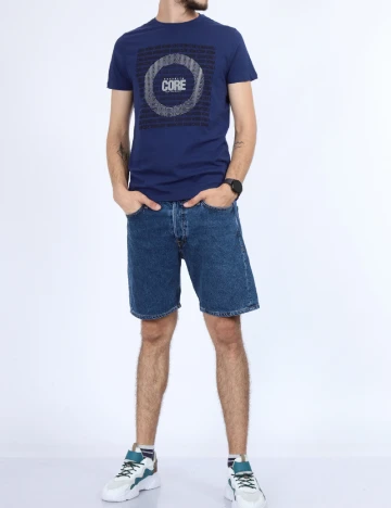 Tricou Milano Bulls, bleumarin