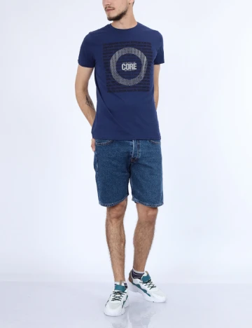 Tricou Milano Bulls, bleumarin