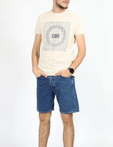 Tricou Milano Bulls, crem