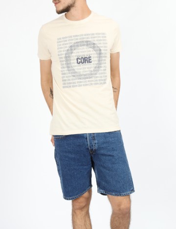 Tricou Milano Bulls, crem