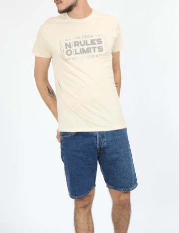 Tricou Milano Bulls, crem