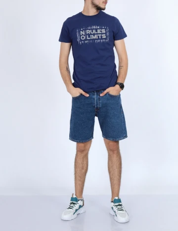 Tricou Milano Bulls, albastru