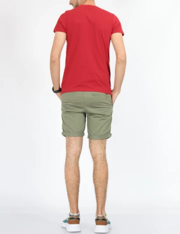 Tricou Milano Bulls, rosu Rosu