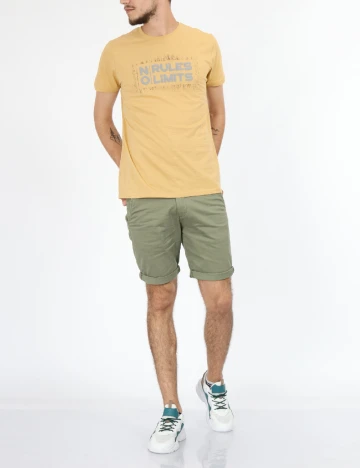 Tricou Milano Bulls, galben