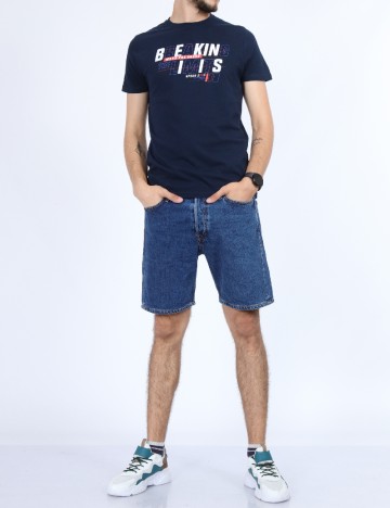 
						Tricou Milano Bulls, bleumarin