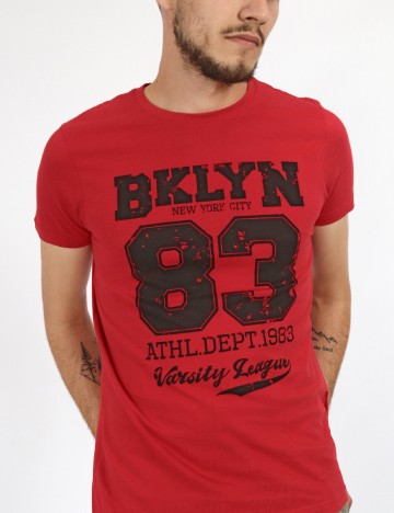 Tricou Milano Bulls, rosu