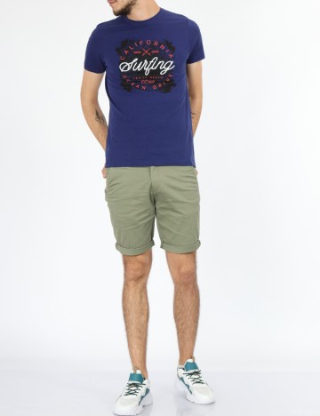 Tricou Milano Bulls, albastru