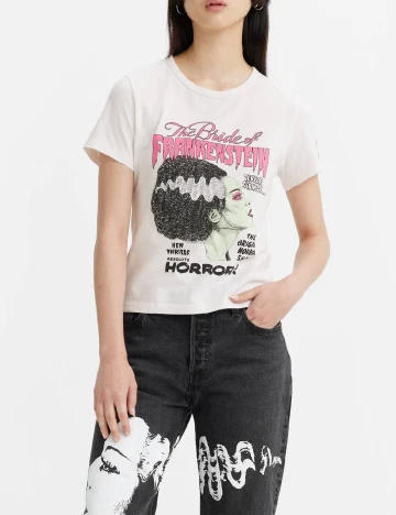 Tricou Levi S, ecru