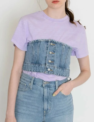 Corset Levi S, albastru Albastru
