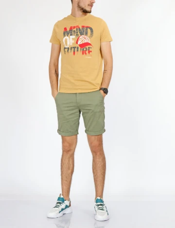 Tricou Milano Bulls, galben Galben